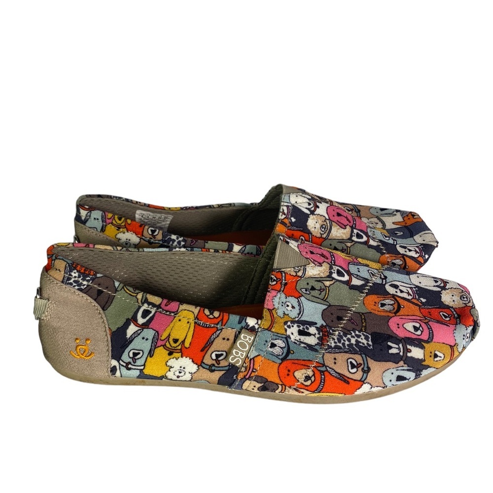Sketchers Bobs Dog Wag Slip On Party Brown size 8